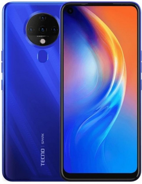 Tecno Spark 6 (KE7) 4/128GB Dual Sim Ocean Blue, фото 1