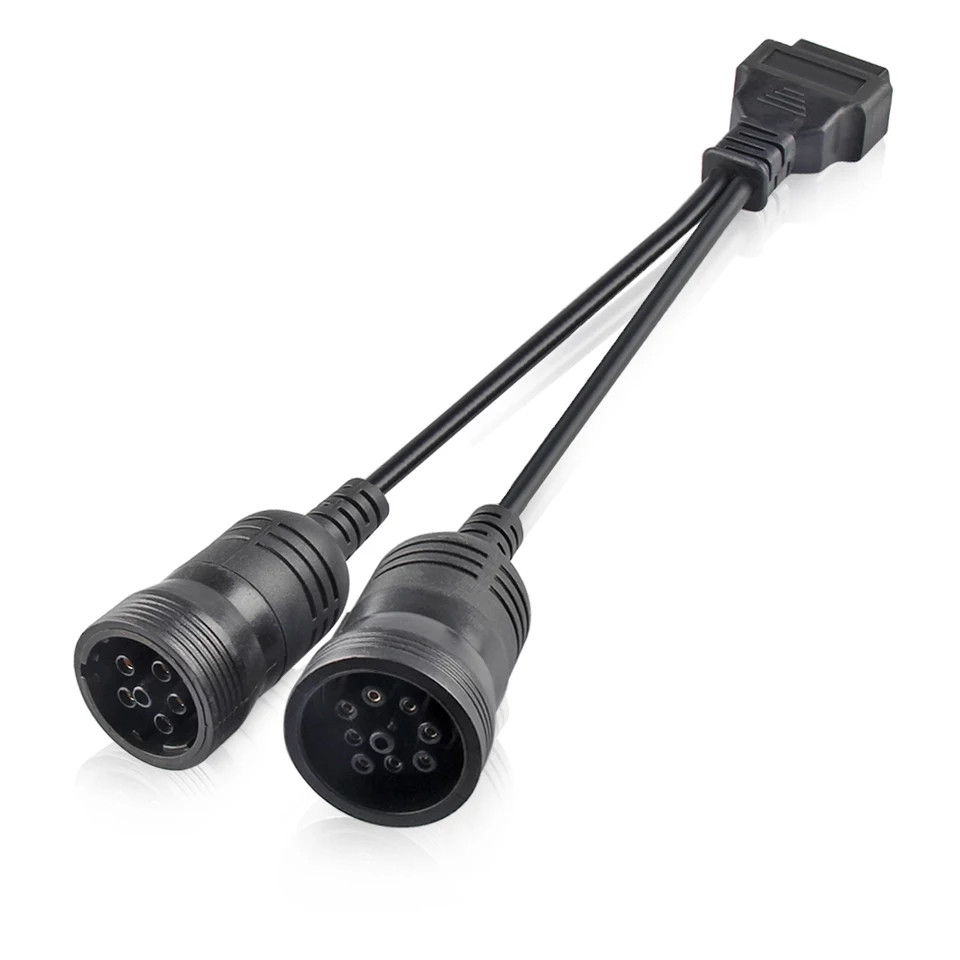 Перехідник Autocom OBD2 16 pin - J1708 6 pin/ J1939 9pin КАМАЗ, КАВЗ, ПАЗ і ін