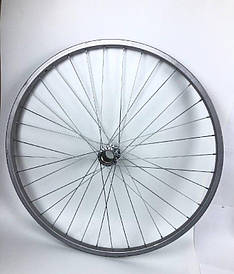 Колесо велосипеда 28 заднє під склянку з тонкими спицями
