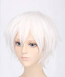 Перука біла коротка, білосніжна перука, фото 2
