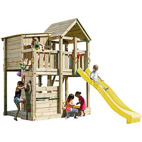 Дитячий універсальний ігровий майданчик із дерева для подвір'я PALAZZO