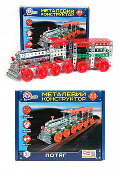 Конструктор металевий "Поїзд ТехноК" 4814
