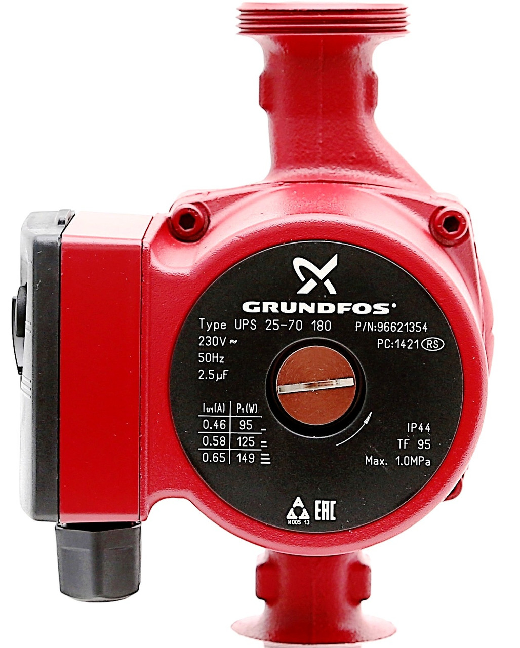 Циркуляційний насос Grundfos UPS 25-70 180 без гайок, фото 1