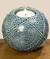 Підсвічник керамічний Куля h 8 см 