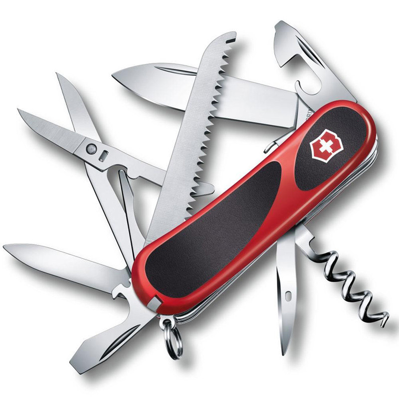 Ніж червоно-чорний - EvoGrip з високоміцної нержавіючої сталі Victorinox