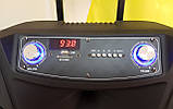 Колонка акумуляторна з мікрофоном ZPX ZX-7766 200W (Bluetooth/USB/FM/TWS), фото 4