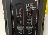 Колонка акумуляторна з мікрофоном ZPX ZX-7766 200W (Bluetooth/USB/FM/TWS), фото 5