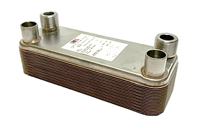 Теплообмінник IMS B3-014-20, (3/4" / 22мм) (20-30kW) пластинчастий паяний (під фреон до 45бар)