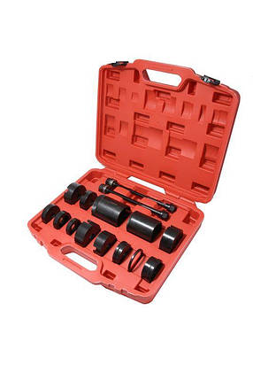 Набір інструментів для заміни сайлентблоків BENZ, BMW 17 предметів (W220,211,203 E31,32,34,38,39,53,60,65,66),, фото 1