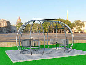 Закрита куляста кабіна для куріння