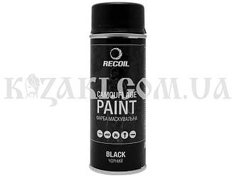 Фарба для зброї RecOil Camouflage Paint Spray чорна 400 мл