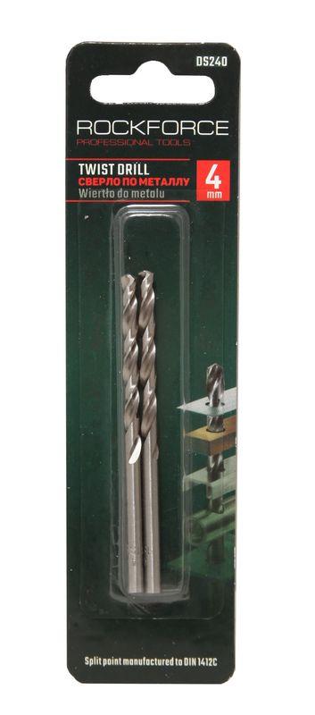 Свердло по металу 3.5мм HSS (2шт), в блістері ROCKFORCE RF-DS235