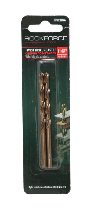 Свердло по металу 3.5мм HSS + Co (2шт), в блістері ROCKFORCE RF-DS235H