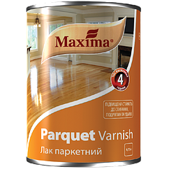 Лак паркетний алкідно-уретановий MAXIMA Parquet varnish Напівматовий 0.75л