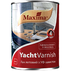 Лак яхтовий алкідно-уретановий MAXIMA Yacht varnish Глянцевий 0.75л