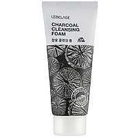 Пінка для вмивання з вугіллям Lebelage Cleansing Foam Charcoal 100 мл (8809540513252), фото 2