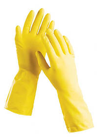 Рукавиці Hozzi латексні S жовті 1 пара