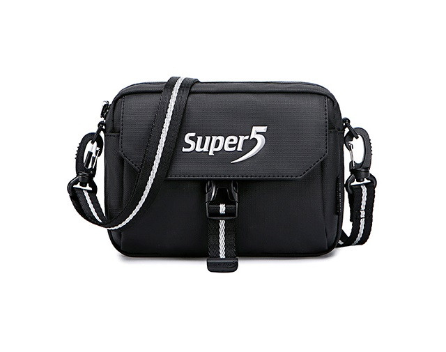 Невелика сумочка через плече Super5 K00106, з трьома відділеннями, з водовідштовхувальної тканини, 1л