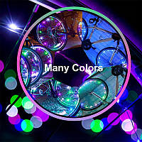 Подсветка колёс велосипеда круговая MIXXAR LC-WS1, водонепроницаемая IP67, многоцветная, 4 режима. Спец цена!