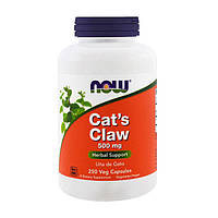 Кошачий коготь (Inner Bark) Now Foods Cat`s Claw 500 mg 250 вег капсул