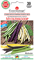 Насіння квасолі спаржевої Мультиколор 30шт ТМ СОНЯЧНИЙ МАРТ