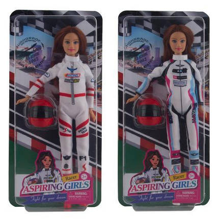 Лялька Defa, 29 см, гонщиця, шолом, 2 види, 8462, фото 1