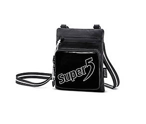 Невелика сумочка через плече Super5 K00114, з двома відділеннями, з водовідштовхувальної тканини, 1л