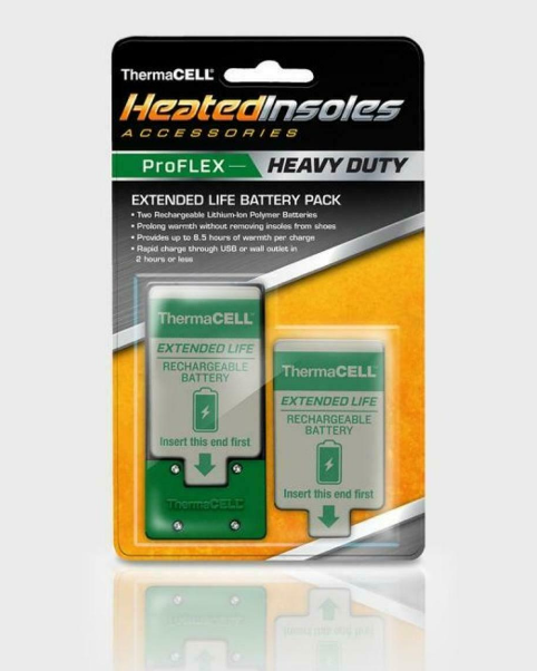 Акумуляторні батарейки до стелькам з підігрівом Thermacell PROFLEX Bluetooth Heavy Duty (США)