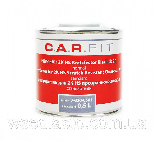 CF Затверджувач для 2К HS Прозорого лаку 2:1 (0.5 л), стандартний, фото 1