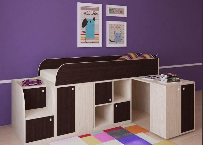 Дитяче ліжко-горище ДМО 60, фото 1