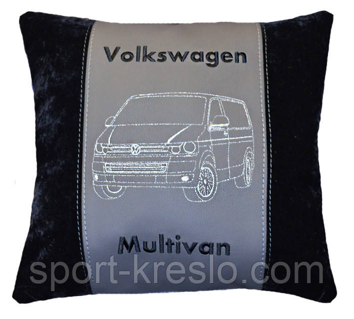 Автомобильная подушка с вышивкой фото силуэта машины подарок в авто - фото 3 - id-p189137686
