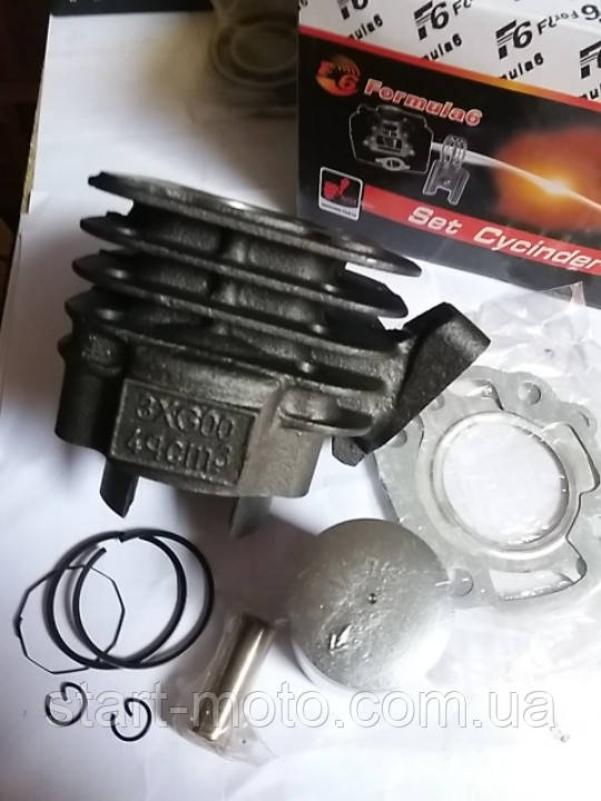 Yamaha JOG AXIS APRIO Minarelli VINO (Ø40, p-10) Циліндр к-кт 49cm3 тефлон (фірма Formula-6), фото 1