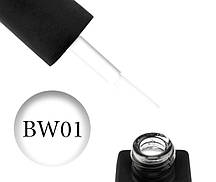 Гель-лак Kodi Professional Black & White BW 001 яскравий білий, 7 мл