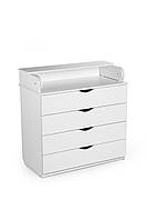 Комод-пеленатор із МДФ Фасадом (Komod Char 90), білий