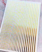 Гнучка стрічка Master Beauty для дизайну нігтів, колір золото