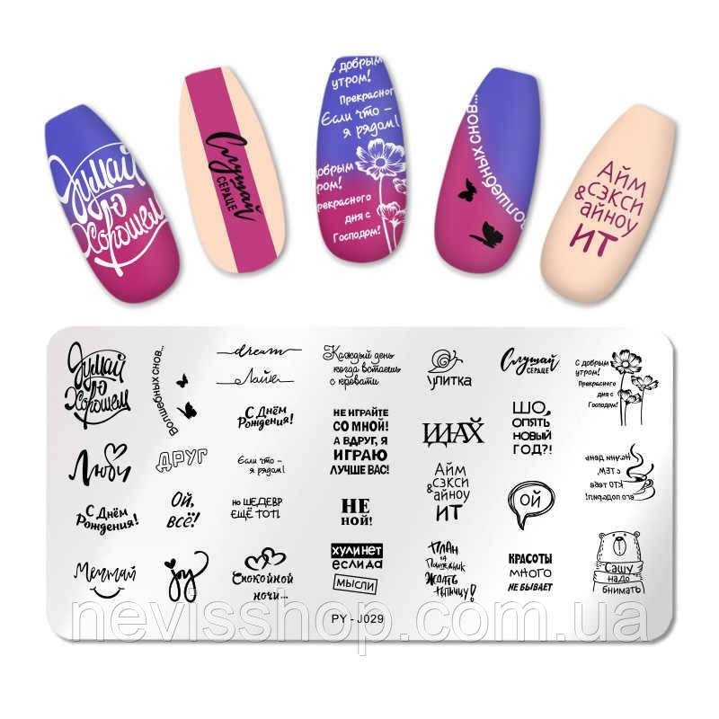 Пластина PICT YOU PY-J029