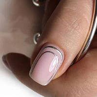 Гнучка стрічка для дизайну нігтів (срібло)