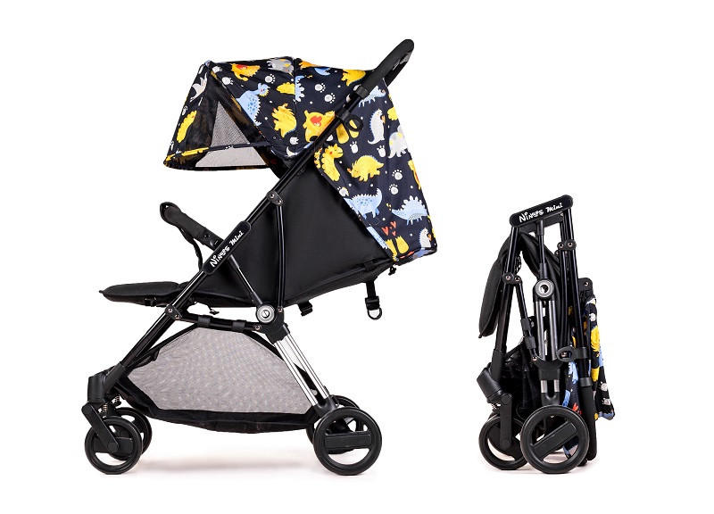 Прогулянкова коляска трость Ninos Mini 2 Blue Dino