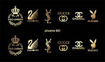 Фольгований Слайдер-дизайн — FoniX F 021 (золото)