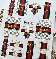 Слайдер-дизайн TM White — 1100 — з білою підкладкою — Бренди, Логотипи