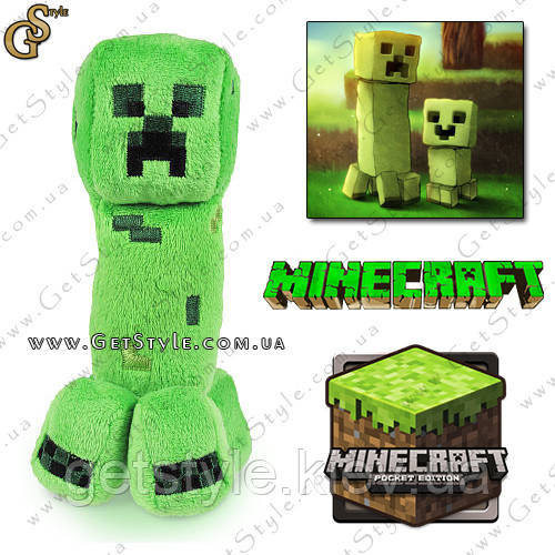 Детеныш Крипер из Minecraft - "Creeper Baby" - 17 х 6 см - фото 1 - id-p189138486