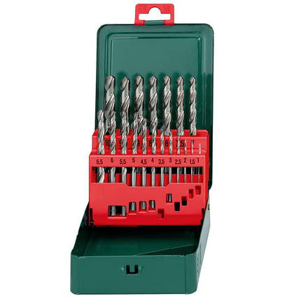 Набір свердел по металу Metabo HSS-G Promotion 19 предметів 627153000, фото 1