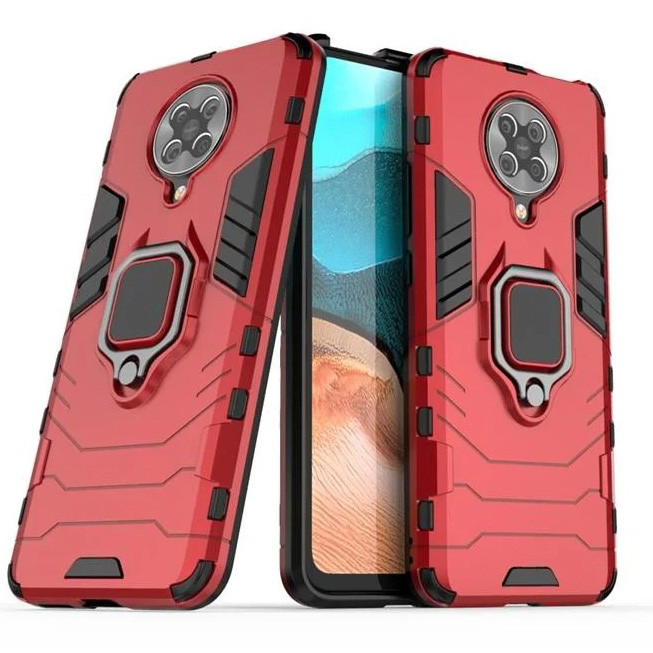 Чохол Ring Armor для Pocophone F2 Pro / Redmi K30 Pro Red