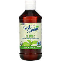 Жидкий сахарозаменитель органическая стевия NOW Foods "Organic Better Stevia" (237 мл)
