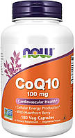 Коензим Q10 з ягодами глоду Now Foods CoQ10 with Hawthorn Berry 100 mg 180 капсул