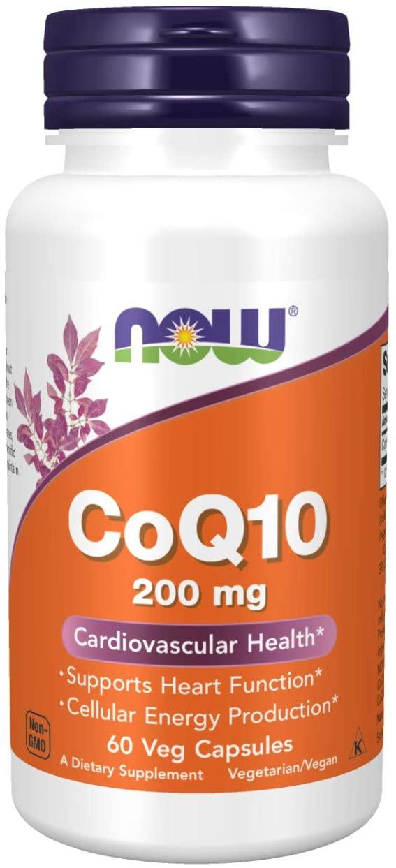 Коензим Q10 Now Foods CoQ10 200mg 60 гелевих капсул