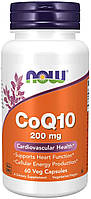 Коензим Q10 Now Foods CoQ10 200mg 60 гелевих капсул