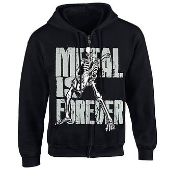 Толстовка на змійці METAL IS FOREVER, фото 2