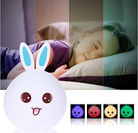 Настольный светильник Детский силиконовый ночник "Кролик"