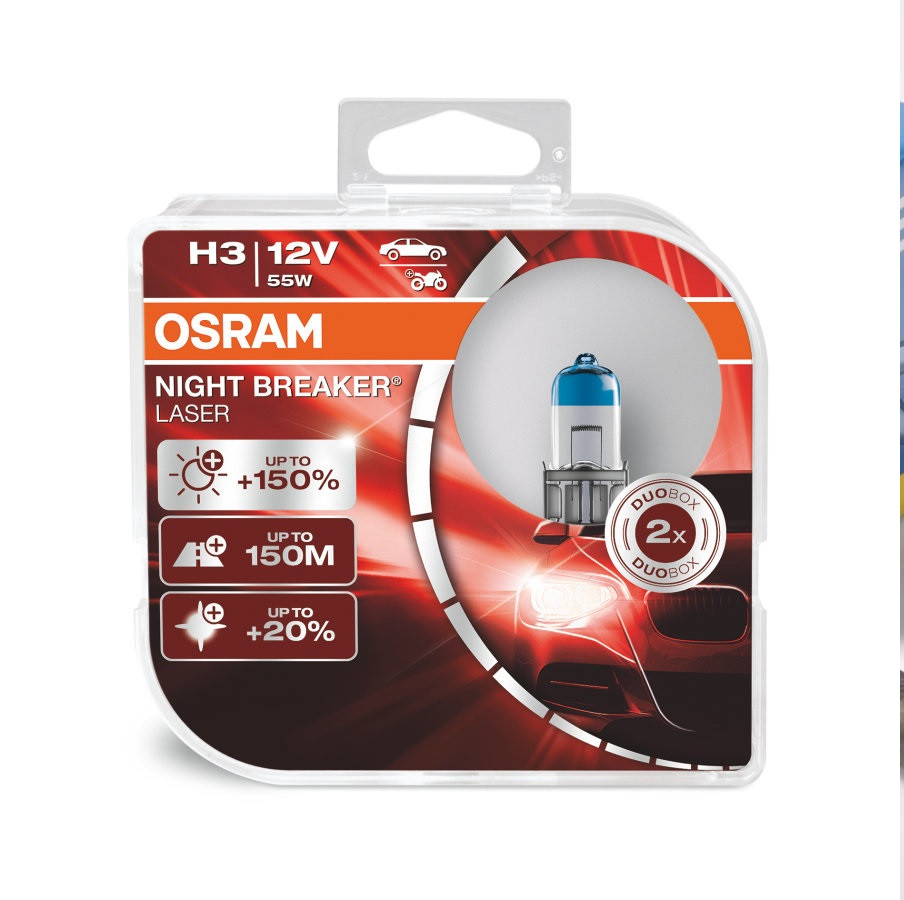 Автомобільна галогенова лампа NIGHT BREAKER LASER NBL 64210NBL Н7 (виробництво OSRAM, Німеччина), фото 1